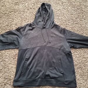 Under Armour Hoodie Pullover Mens XL Black/Grey Long Sleeve